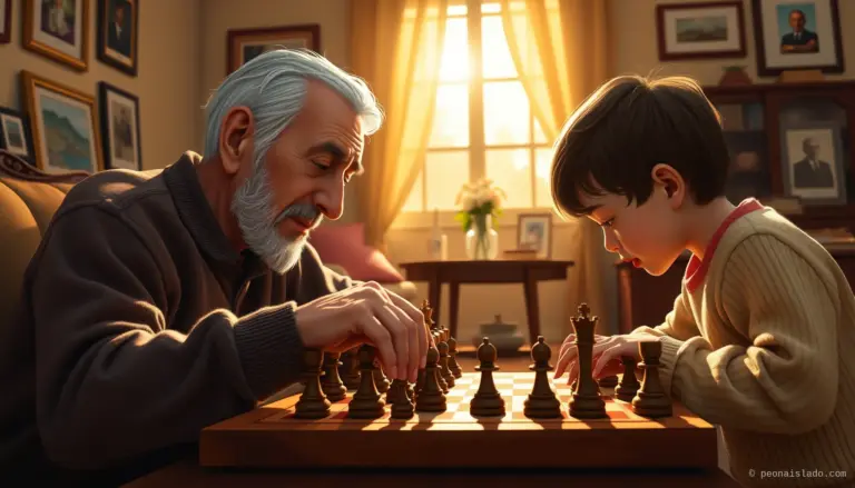 Chesshethe bridge that unites grandparents and grandchildren without wordsn without wordss ajedrez el puente que une a abuelos y nietos sin palabras 1782615811034