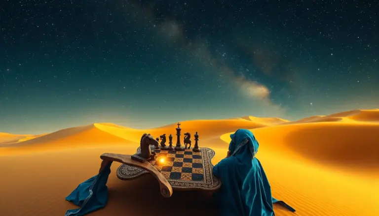 Ajedrez tuareg: estrategia y estrellas en el Sahara copertina 2492